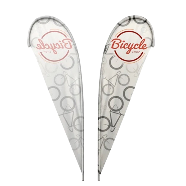 10' Single Sided Teardrop Flag