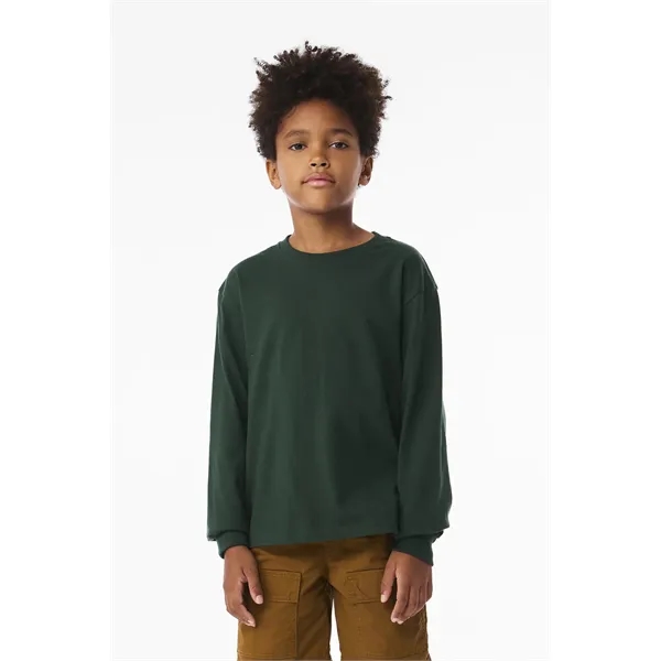 BELLA+CANVAS Youth 6-Ounce Heavyweight Long Sleeve Tee
