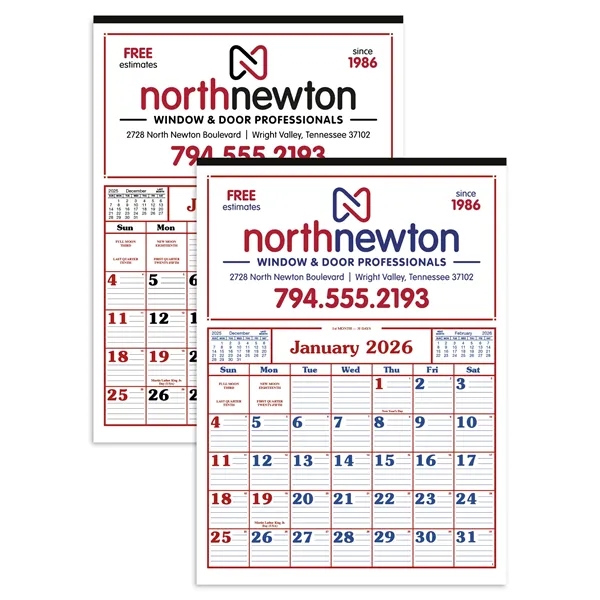 Commercial 12-Sheet Calendar