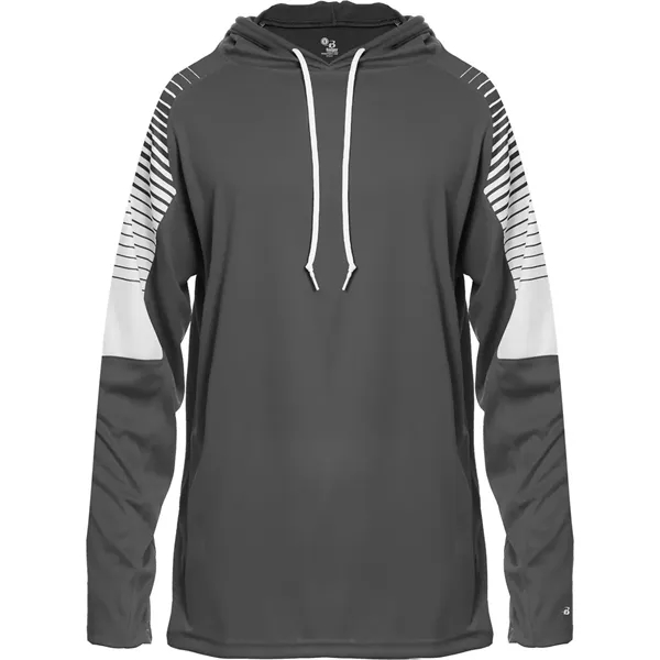 Badger Men's Lineup Hooded Long Sleeve T-Shirt