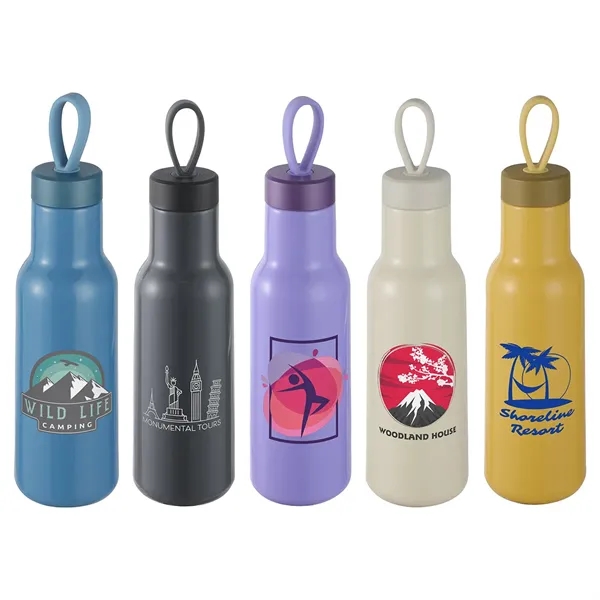 Cameo 23 oz PLA Sports Bottle with Silicone Loop Handle
