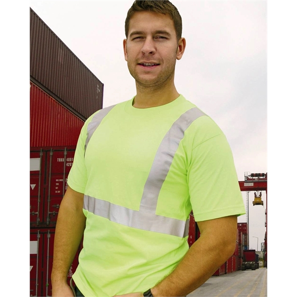 Bayside Unisex USA-Made 50/50 High Visibility T-Shirt