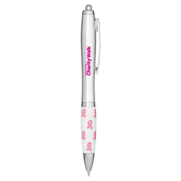 Breast Cancer Awareness Pink Ribbon Recycled ABS Ballpoin...