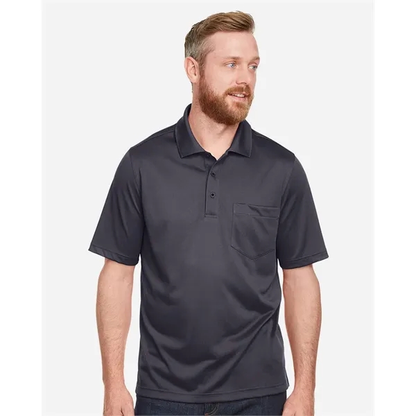 Harriton Men's Advantage Snag Protection Plus IL Pocket Polo