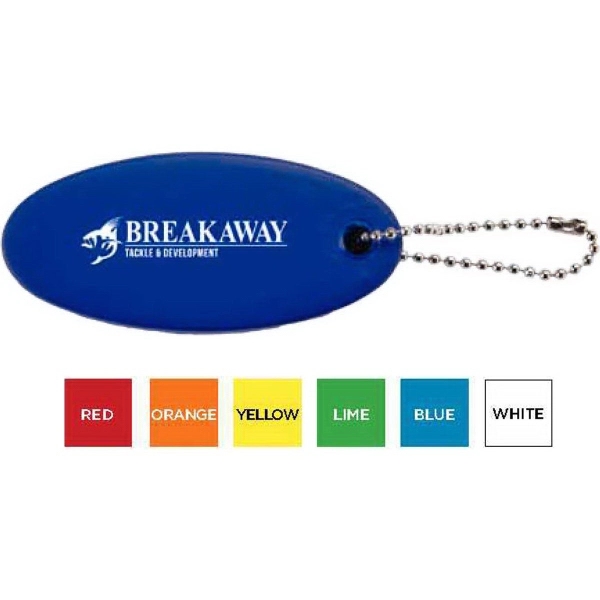 Oval Floating Key Tag