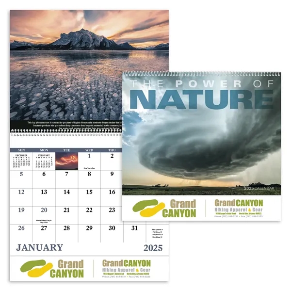 Good Value™ The Power of Nature - Spiral Calendar