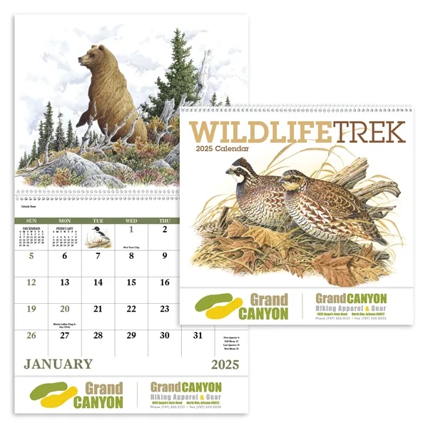Good Value™ Wildlife Trek - Spiral Calendar