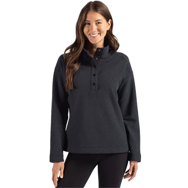 Cutter & Buck Hunts Point Epic Comfort Textured Fleece Re...