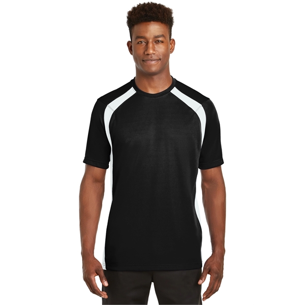 Sport-Tek Dry Zone Colorblock Crew.