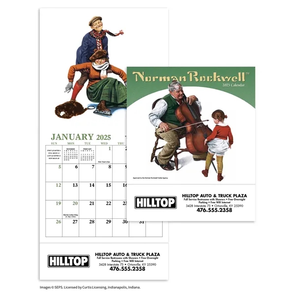 Products Norman Rockwell Mini Calendar