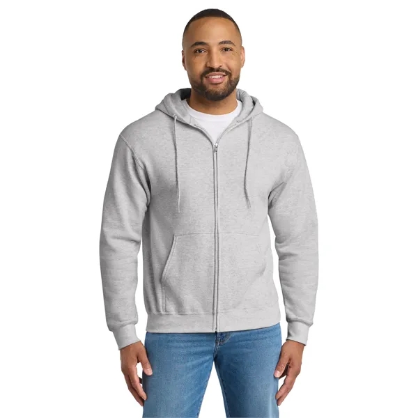 Port & Co Tall Essential Fleece Full-Zip Hooded Sweatshirt.