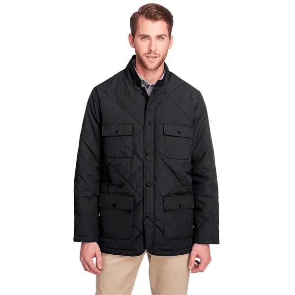 UltraClub Men's Dawson Quilted Hacking Jacket
