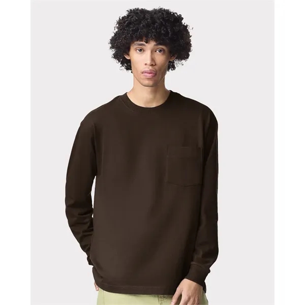 American Apparel Unisex Super Heavyweight Long Sleeve Poc...