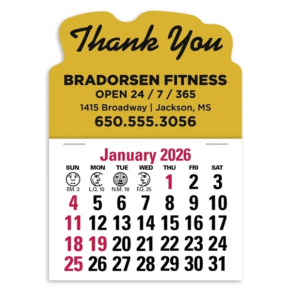 Triumph® Calendars Press-N-Stick Standard Calendar