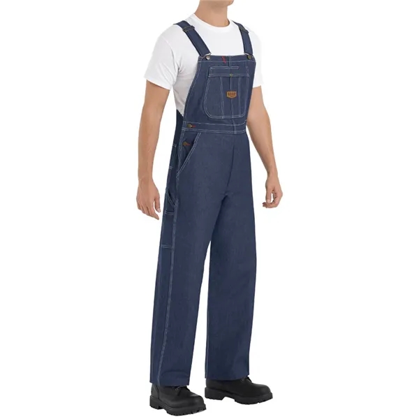Red Kap Men's Denim Bib Overall