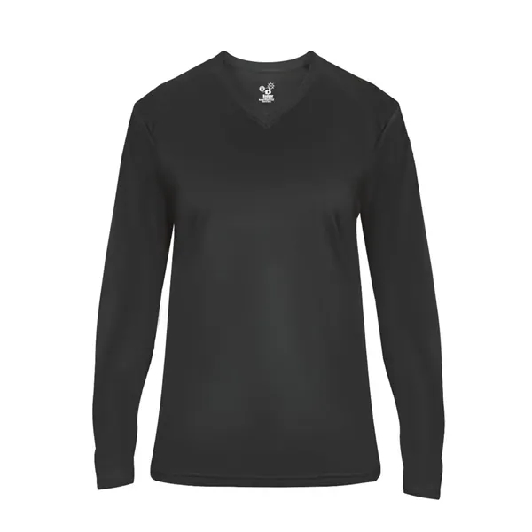 Badger Women's Ultimate SoftLock™ V-Neck Long Sleeve T-Shirt