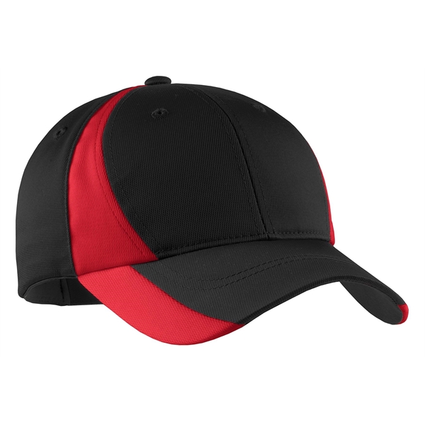 Sport-Tek Dry Zone Nylon Colorblock Cap.