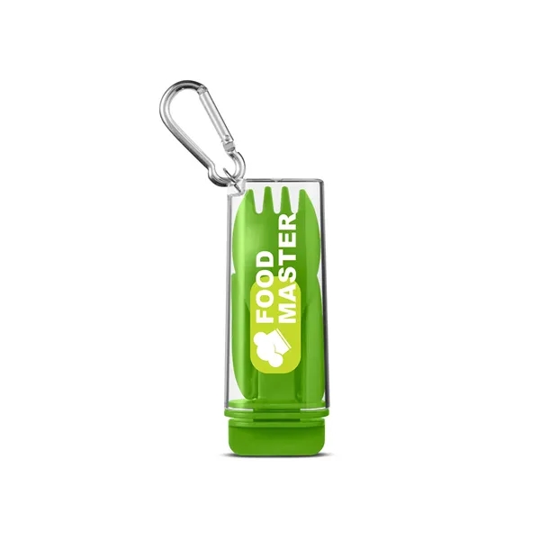 Silicone Straw With Utensil Set