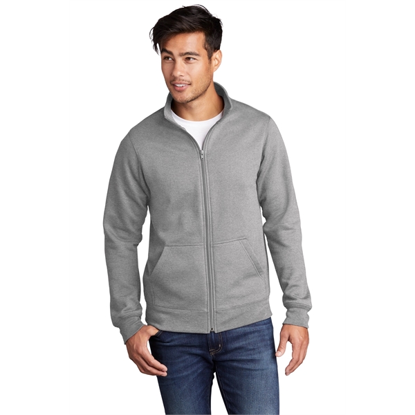 Port & Co Core Fleece Cadet Full-Zip Sweatshirt
