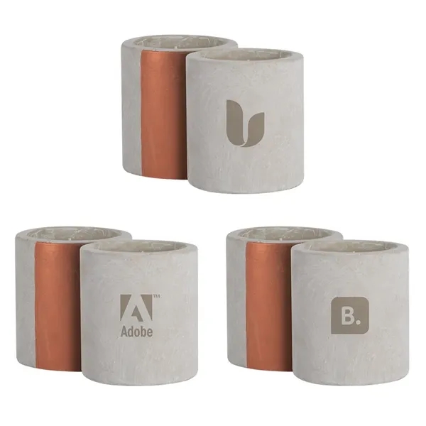 Aura 3 oz. Concrete Candle