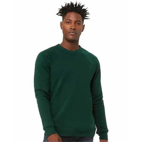 BELLA + CANVAS Unisex Sponge Fleece Raglan Crewneck Sweat...