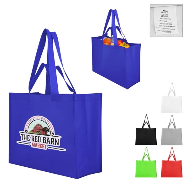 Matte Laminated Recycled Non-Woven Dual Handle Shopper To...