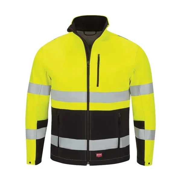 Red Kap Men's Hi-Visibility Soft Shell Jacket