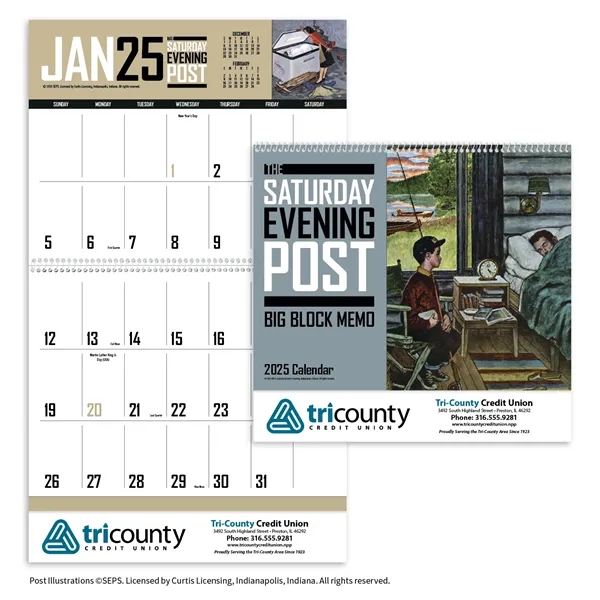 Triumph® Calendars Big Block Memo