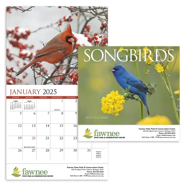 Products Songbirds Appointment Calendar - Stapled