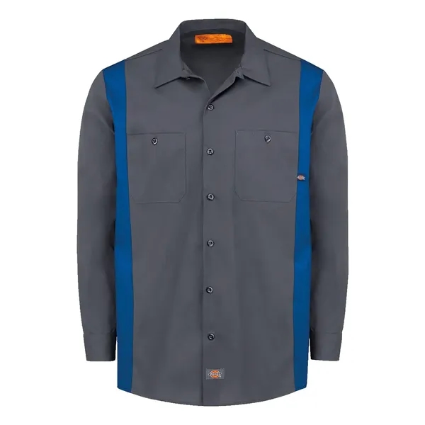 Dickies Men's Industrial Colorblocked Long Sleeve Shirt