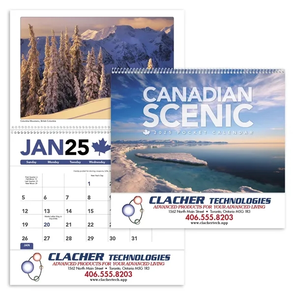 Triumph® Calendars Canadian Scenic Pocket Calendar