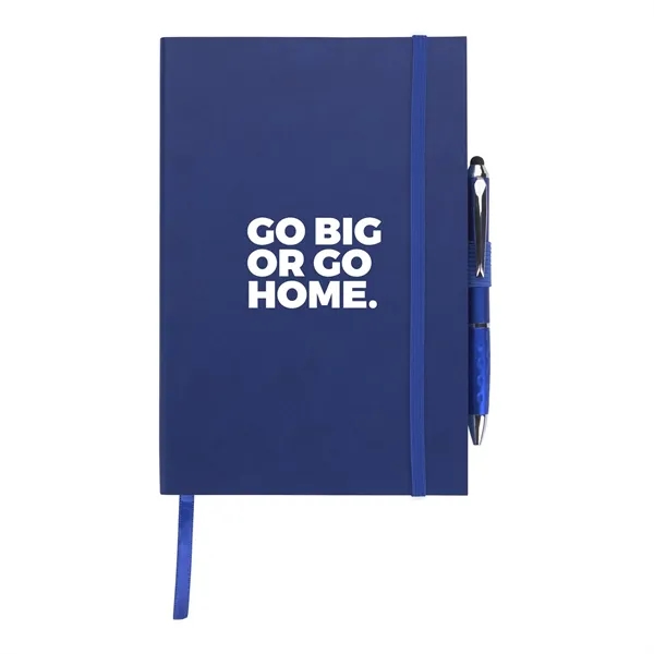 Good Value™ Color Edge Journal with Metallic Stylus Pen