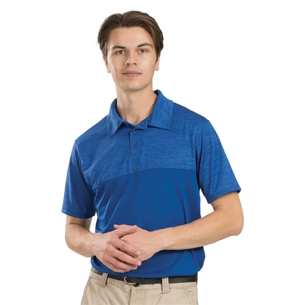 Augusta Sportswear Unisex Shadow Tonal Heather Polo