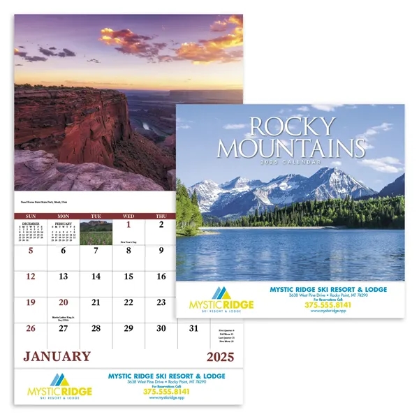 Good Value™ Rocky Mountains - Stapled Calendar