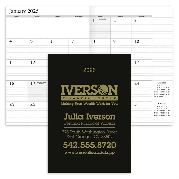 HotLine® Products Leatherette Planner