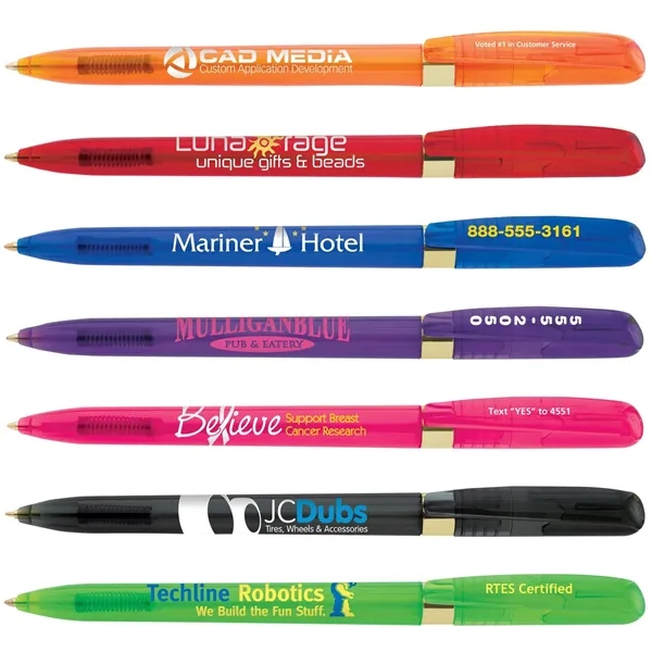 Classic Collection Pivo® Clear Gold Pen