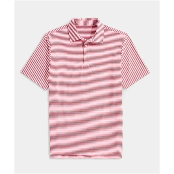 Vineyard Vines Men's Bradley Stripe Sankaty Performance Polo