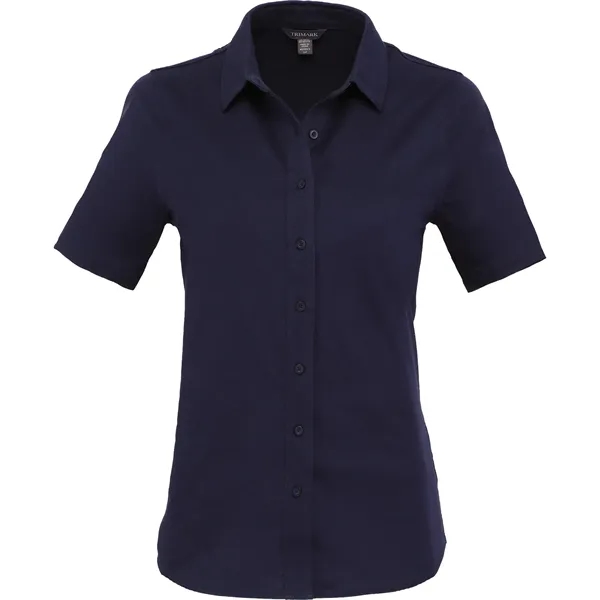 TATRA Eco Short Knit Button Up Sleeve Shirt - Women's