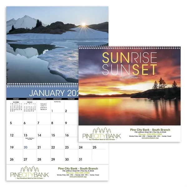 Triumph® Calendars Sunrise Sunset Calendar