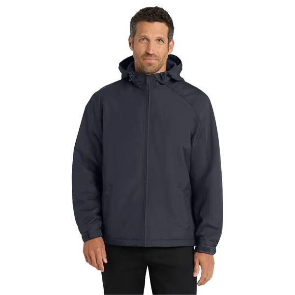 Port Authority Hooded Charger Jacket.