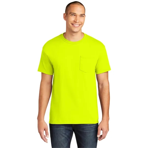 Gildan Heavy Cotton 100% Cotton Pocket T-Shirt.