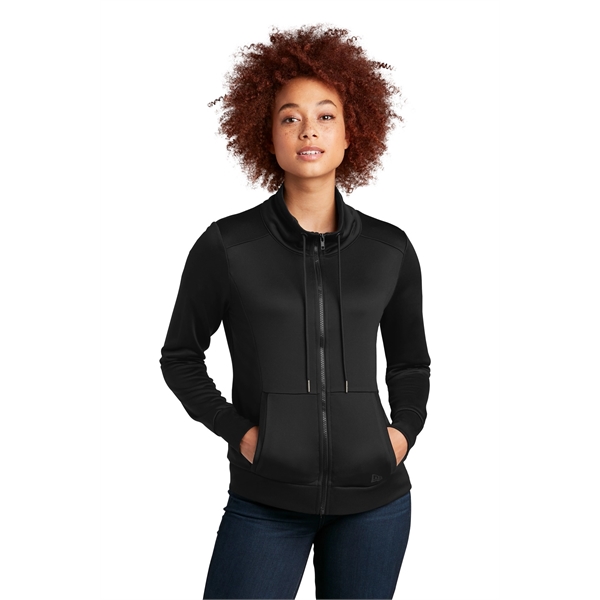 New Era Women's Performance Terry Full-Zip Cowl