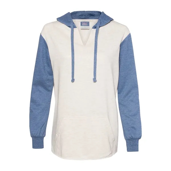 MV Sport Women's French Terry Hooded Pullover with Colorb...